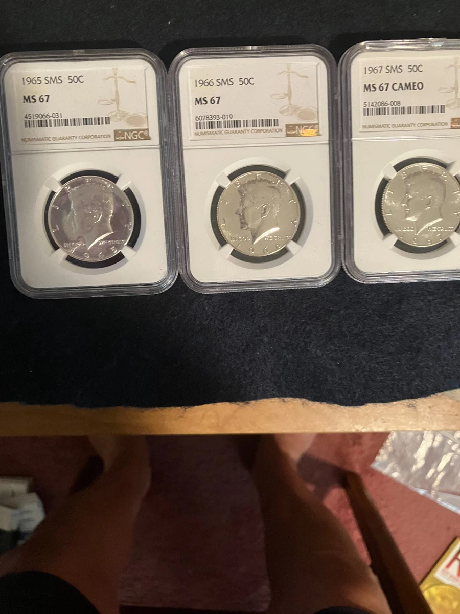 MS 67 Graded 1967 Kennedy US Half Dollars (1964-Now) for sale | eBay