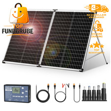 100W Solarkoffer mit Laderegler und Tasche für 12V Systeme