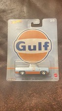 Hot Wheels Gulf Premium 83 Chevy Silverado 1983 SQUAREBODY Chevrolet Real Riders