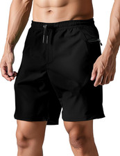 Mens Swim Trunks with Compression Liner 2 in 1 Board Shorts 7 Inch Quick Dry Swi
