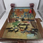 Marx Fort Apache Carry All Action Partial Set w/ Tin Case #4685