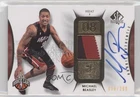 2008 SP Authentic Authentics 56/299 Michael Beasley #107 RPA Rookie Patch Auto