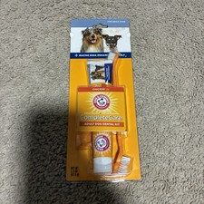 Arm Hammer Complete Care Dog Dental Kit for Adult Dogs Chicken Flavor