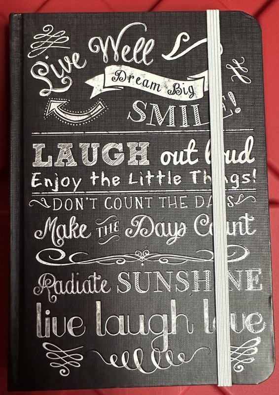 New 5x8 Journal, Lined Pages. Live, Laugh, Love