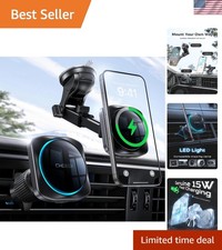 Efficient USB-C MagSafe Car Charger with Magnetic Hold for Ultimate Convenience