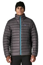PATAGONIA Down Sweater Mens XL Jacket/Coat/Parka 800-Fill Forge Grey NEW 279