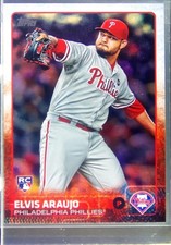 2015 Topps Update Elvis Araujo Rainbow Foil RC #US95 Phillies