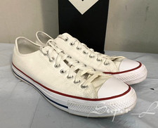 Converse Chuck Taylor ALL STAR OX Sneaker Shoes M7652C - Men's 9 - Optical White