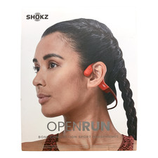  Open Box Shokz OpenRun Bone Conduction Sport Headphones - Red