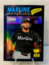 2026 Topps Heritage Chrome Black Refractor 13 Agustin Ramirez /77