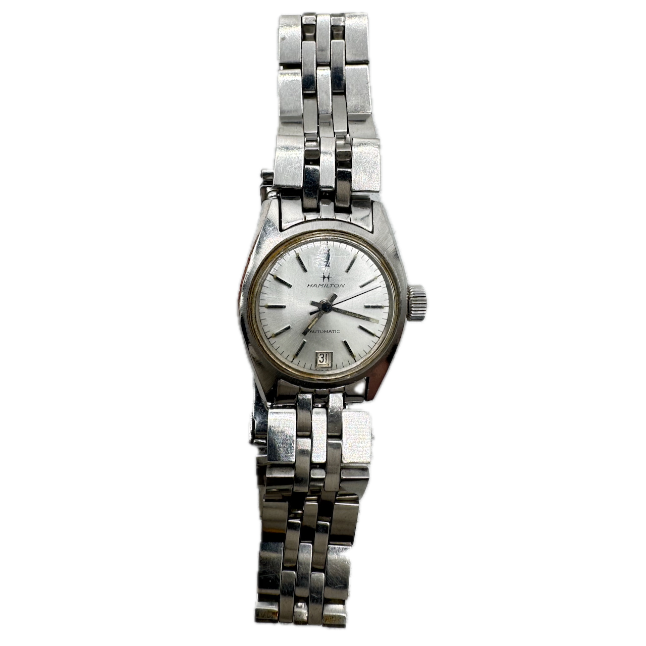 Vintage 21mm Hamilton 695003-3 17 Jewel Ladies Automatic Wristwatch 695 Swiss