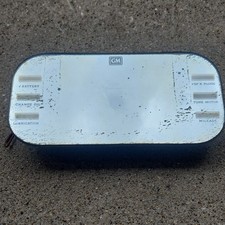 Original 1940s 50s Gm General Motors Sun Visor Vanity Mirror Car Accessory Old