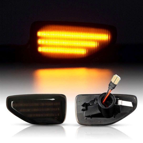 Led Seitenblinker Passend FüR Dacia Sandero II | Logan II | BJ Ab 2012 | Schwarz-image