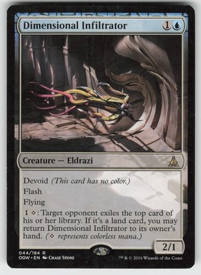 Dimensional Infiltrator Oath of the Gatewatch 44 R MP MTG