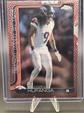 Topps chrome 2025 Talanoa Hufanga Denver Broncos NFL Football Card #79 Pigskin