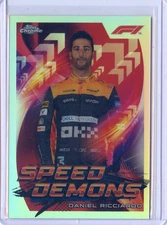 2022 Topps Chrome Formula 1 F1 Speed Demons SD-DR Daniel Ricciardo - McLaren