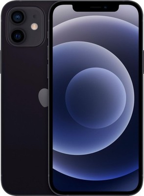 2020 Apple iPhone 12 A2172 64GB Black- Unlocked - MGEK3LL/A