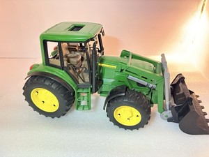 John Deere Farm Tractor with Front Loader Green Agriculture Theme