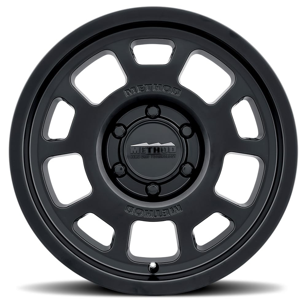 705 Matte Black 17x8.5 6x5.5 35mm Offset 6.2" Backspace MR70578560535