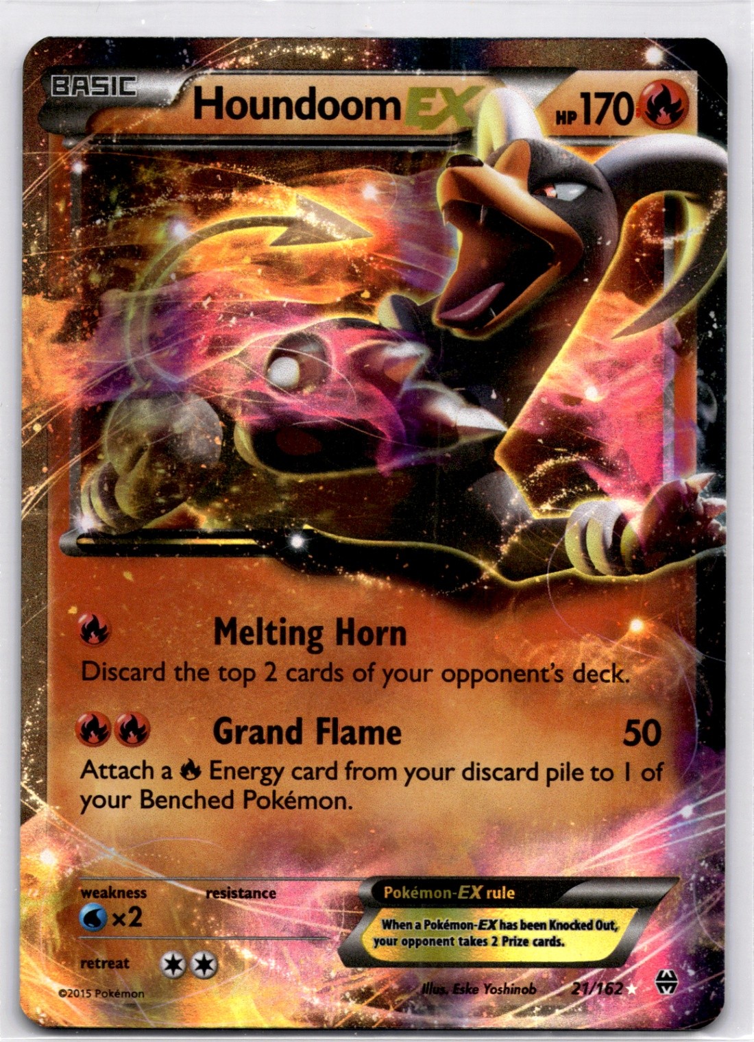 Houndoom EX Ultra Rare XY - BREAKthrough 21/162 NM