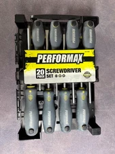 Performax 20 piece screwdriver set