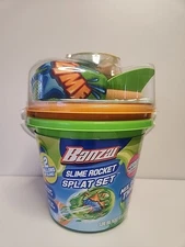 BANZAI Slime Rocket Splat Set - Includes 2 Slime Buckets and 2 Rockets