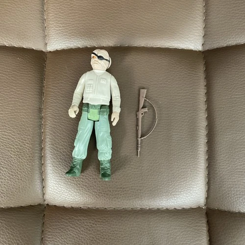 VTG Kenner Star Wars ROTJ Prune Face Action Figure & Weapon Gun Part 1984