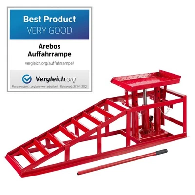 AREBOS Car Ramp Height Adjustable Lifting Platform Jack Lifting Platform - Image 1 of 4