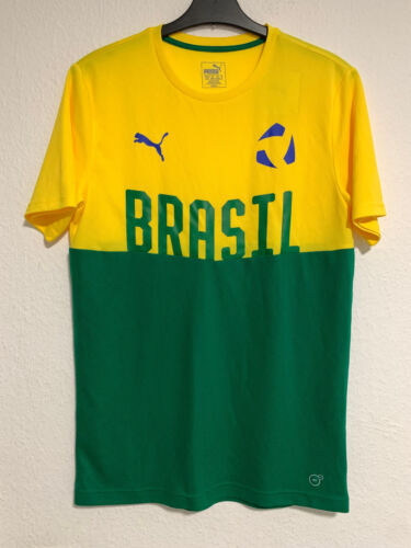 Puma Brasil Trikot Forever Football Country Größe M Neu mit Etikett - Bild 1 von 4
