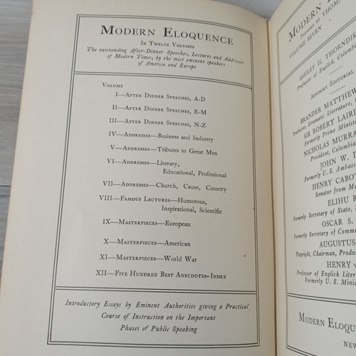 Modern Eloquence Lot Of 4 PB Books Addresses Vols 4, 5, 6, 7 See Below - Picture 8 of 19