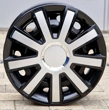 Wheel trims 16 inch to fit Fiat Punto,Doblo MK3,Scudo(NOT DUCATO)+ emblems 16"  