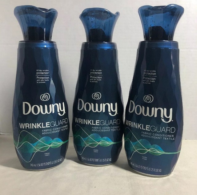 3 Bottles Downy Wrinkle Guard WrinkleGuard Fabric Conditioner Softener