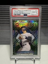 Aaron Judge 2022 Topps Finest Flashbacks PSA 10 Protector Refractor #5/10