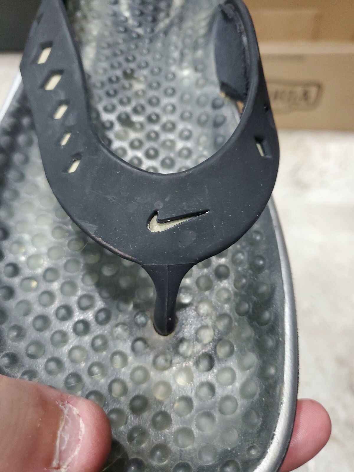 VINTAGE NIKE AIR CUSHION FLIP FLOP SANDALS WOMEN'S SI… Gem