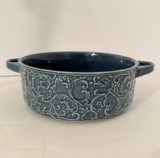 Beautiful Emboss Design Casserole Dish-8.75 Diameter & 3.5 Height-Oven to Table