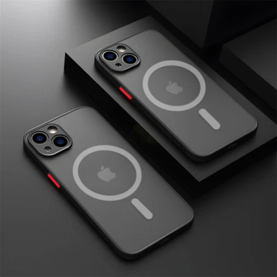 📱Coque iPhone MagSafe 11, 12, 13, 14, 15, 16 - Silicone Antichoc Magnétique