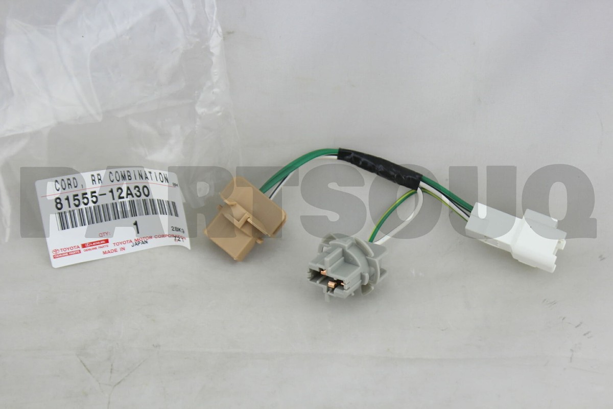 8155512A30 Toyota SOCKET & WIRE SUB-ASSY, REAR COMBINATION LAMP