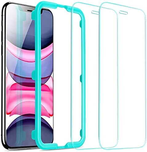 Screen Protector Compatible for iPhone 11, iPhone XR [2 Pack] [Easy Installation