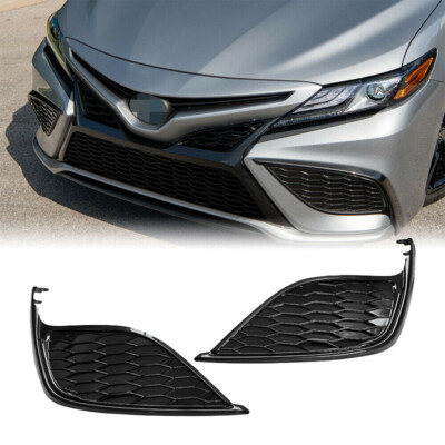 Front Bumper Fog Lights Lamps Cover LH RH For 2021-2023 Toyota Camry SE XSE