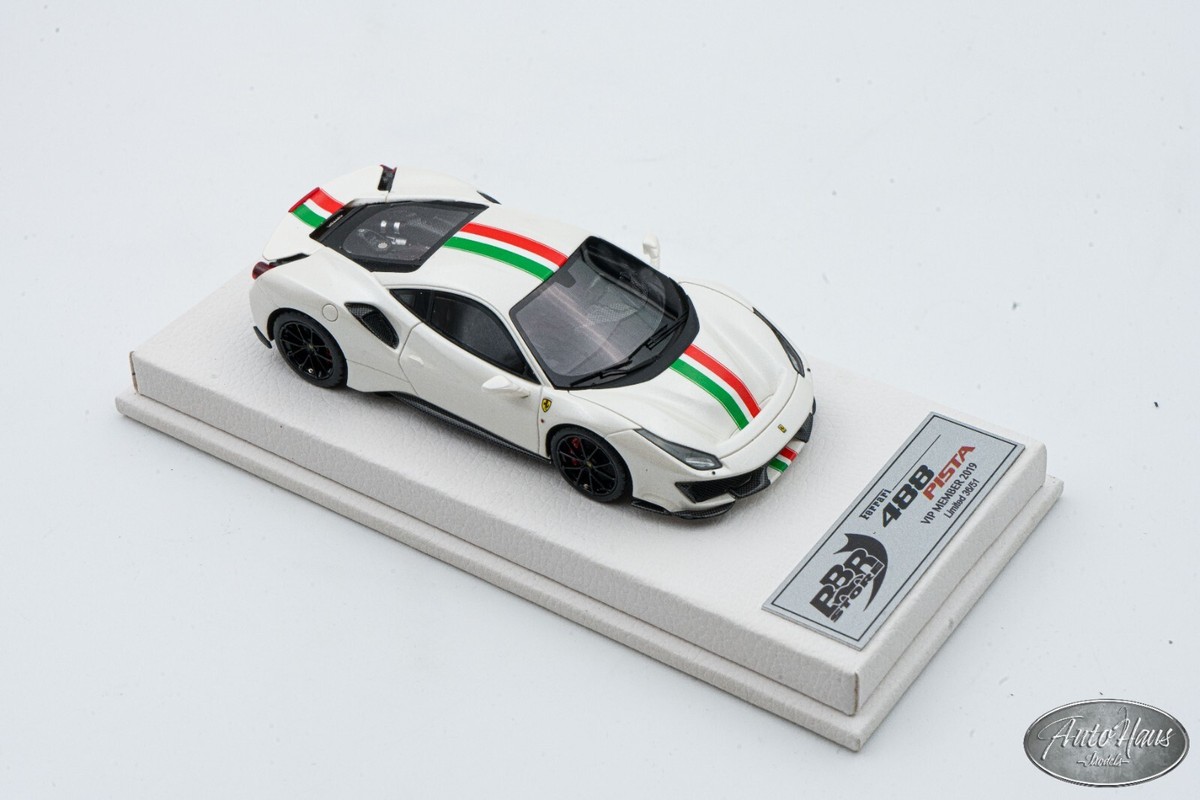 ミニカー B.B.R Ferrari 488 Pista 1/43 1/43 BBR Ferrari 488 Pista (French Green) Car Model Limited 35