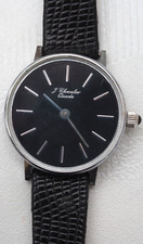 Damen Quartz Armbanduhr Marke J. Chevalier mit Lederarmband #825 apc