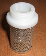 FILTRO INOX PER VALVOLA DI FONDO RITEGNO EUROPA 3/4 " TUBO PESCA IMPIANTO