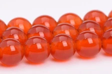 Natural Red Carnelian Grade AAA Round Loose Bead 4/6/8/9-10/11-12/15-16MM