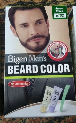 1 Pc x 40 gm Bigen Men's Beard Color | No Ammonia | Brown Black B102 Free Ship