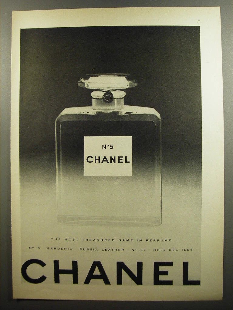 1952 Chanel Perfume Vintage Ad The Most Treasured Gift