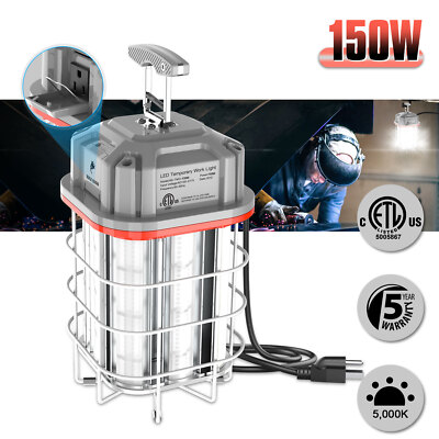 150W LED Temporary Work Light 22500Lm 5000K Linkable LED Temporary Hanging Light
