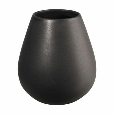 ASA Selection ease Vase Black Iron Blumenvase Tischvase Dekovase Matt H 18 cm