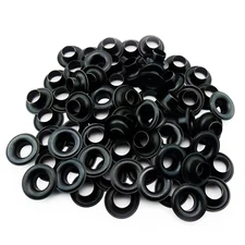 Black Grommets & Washers #B1-2 Size 2 (3/8 Hole) 144 Sets