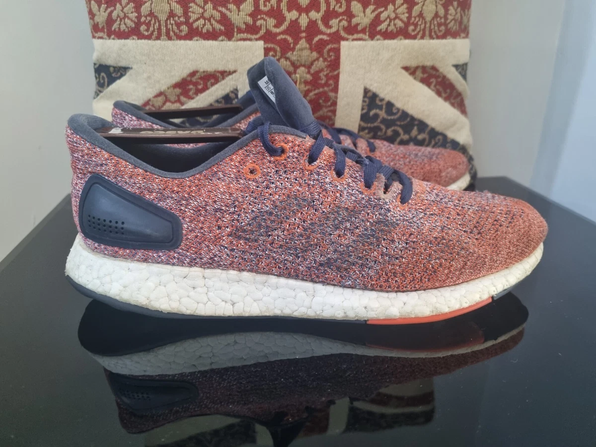 Men s Adidas Pure Boost DPR OrangeSize UK 7.5 eBay