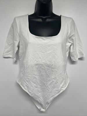 Ted Baker Women's Short Sleeve Hayzel Square Neck White